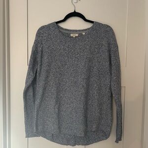Fat Face Women's Size‎ 10 Blue Marbled Crewneck Sweater